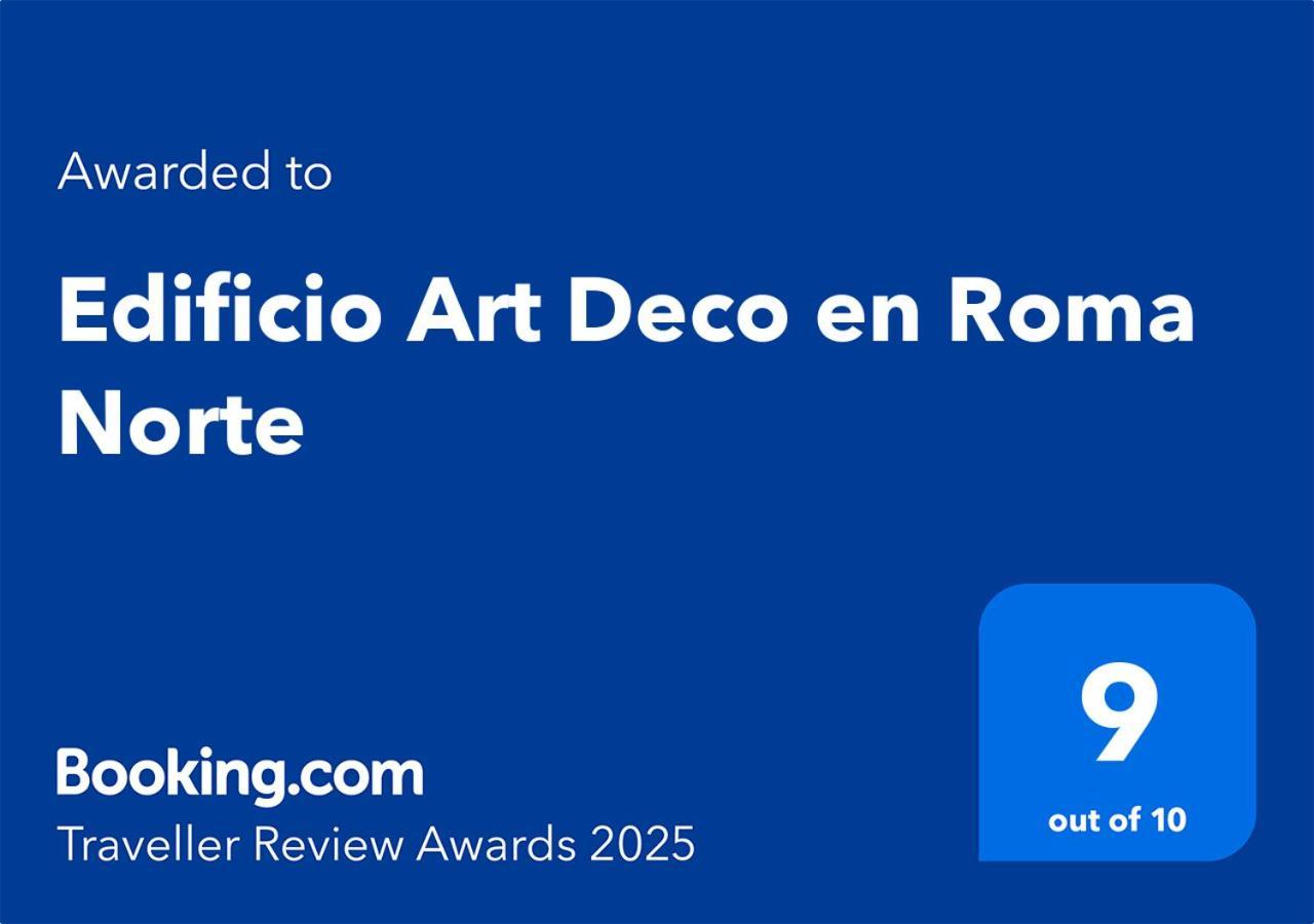 Edificio Art Deco En Roma Norte Mexico City Exterior photo